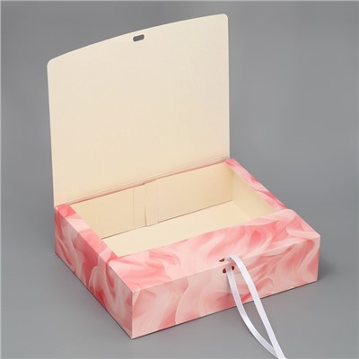 Коробка подарочная складная, упаковка, «Для тебя», 31 х 24,5 х 8 см
