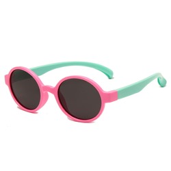 IQ10026 - Детские солнцезащитные очки ICONIQ Kids S5006 С6 розовый-мятный