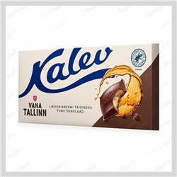 Темный шоколад Vana Tallinn Original с начинкой из ликерного крема 100 гр, Kalev
