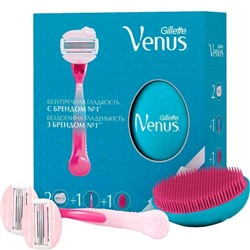 Подарочный набор для женщин Gillette Venus SPA Breeze бритва с 1 сменной кассетой + расческа