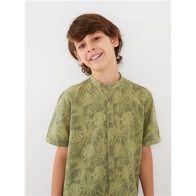 Рубашка с короткими рукавами и воротником LC Waikiki для мальчика
