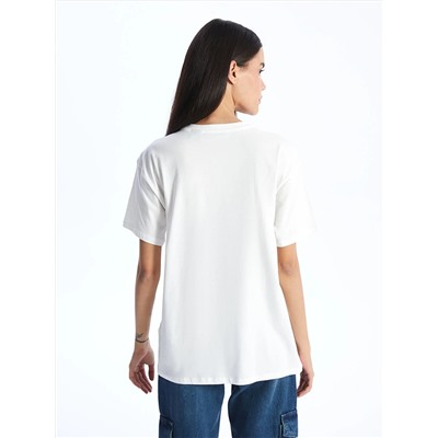 XSIDE Женская футболка с короткими рукавами и принтом Микки Мауса с круглым вырезом