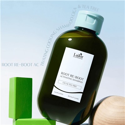 Lador Шампунь для жирной кожи головы / Root Re-Boot Activating Shampoo Cica & Tea Tree, 300 мл