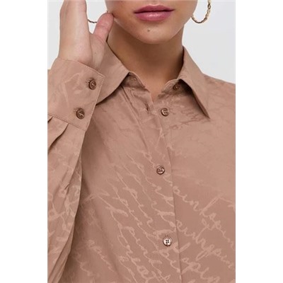 Camisa de seda - Beige