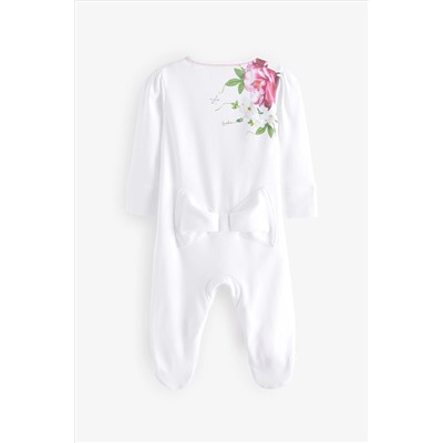 Baker by Ted Baker Floral White Sleepsuit