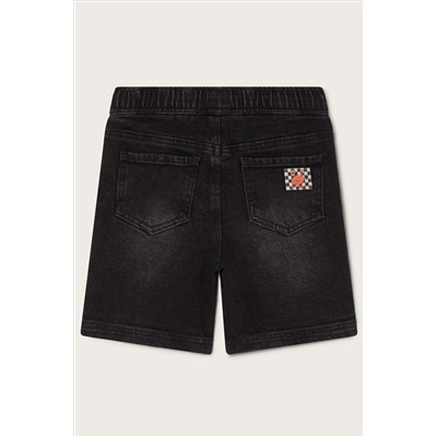 Monsoon Denim Pull-On Black Shorts