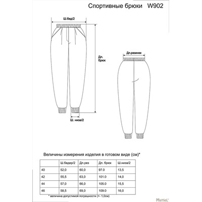 Спортивные штаны W902-84