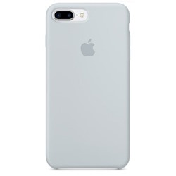 Силиконовый чехол для iPhone 7 Plus / 8 Plus сине-серый (Blue Grey)