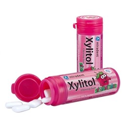 Жевательная резинка miradent Xylitol For Kids земляника