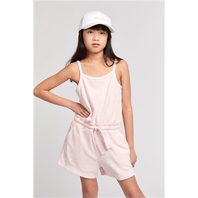 Jack Wills Relaxed Fit Girls Pink Playsuit