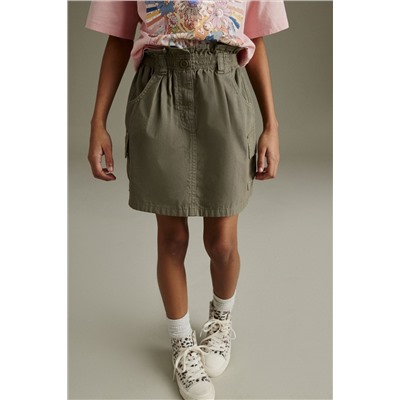 Khaki Green Cargo Skirt (3-16yrs)