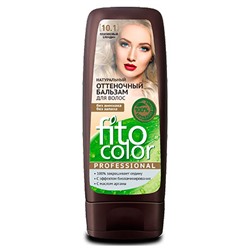 Натуральный Оттеночный Бальзам для волос "Fito Color Professional", 140 мл, тон 10.1 платиновый блондин