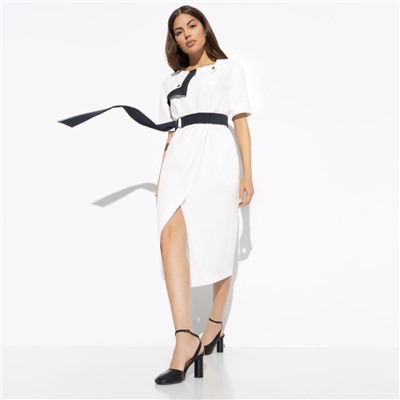 Платье Я онлайн (white style, с поясом)