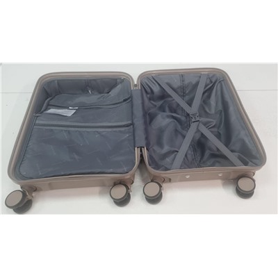 Набор из 3-х чемоданов с расширением 23102 Светло-серый