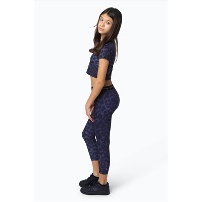 Hype. Kids Mono Leopard Black Leggings