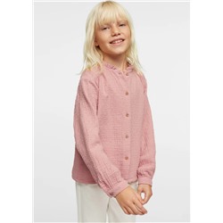 Blusa algodón plumeti -  Niña | MANGO OUTLET España