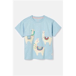 Joules Astra Short Sleeve Artwork T-Shirt