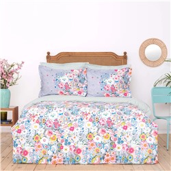 Karaca Home Dulce Blue Комплект из 100% хлопка с одним пододеяльником