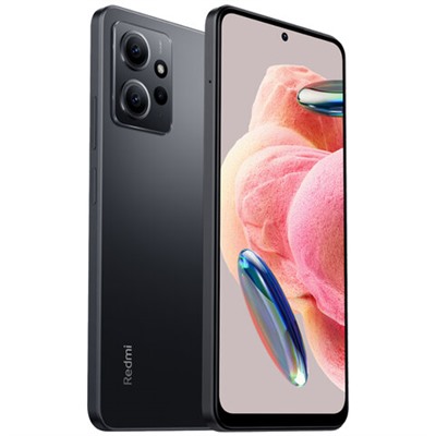 Смартфон XIAOMI Redmi Note 12, 2 SIM, 6,67", 4G (LTE), 50+8+2 Мп, 4/128 ГБ, серый, MZB0DOORU