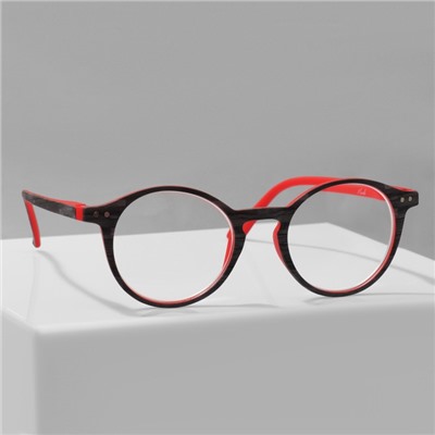 Готовые очки GA0622 (Цвет: C2 серый, красный; диоптрия: -1; тонировка: Нет)