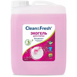 Гель для стирки цветного белья Clean&Fresh, 5 л