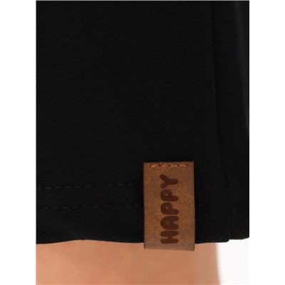 CSJG 90240-22-394 Комплект для девочки (футболка, шорты),черный