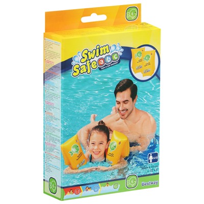 Нарукавники для плавания Swim Safe, ступень «С», 30 х 15 см, от 5-12 лет, 32110 Bestway