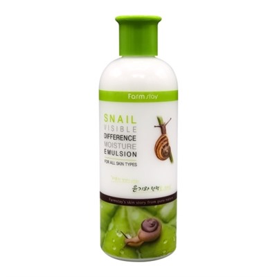 FarmStay Snail Visible Difference Moisture Emulsion Увлажняющая эмульсия с муцином улитки 350мл