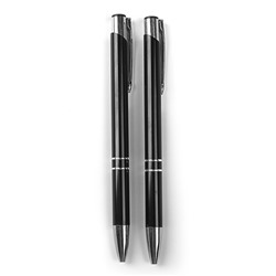 Ручка шариковая автоматическая, 0.5 мм, стержень синий, чёрный корпус
