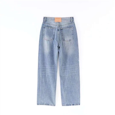 Женские джинсы с лазерными надрезами "кошачий коготь ' ✔️Alexande*r Wan*g, экспортный магазин