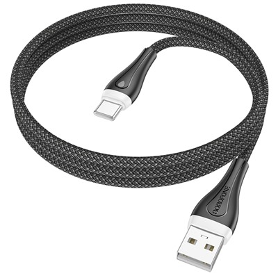 Кабель USB - TypeC BOROFONE BX100 (черный) 1м