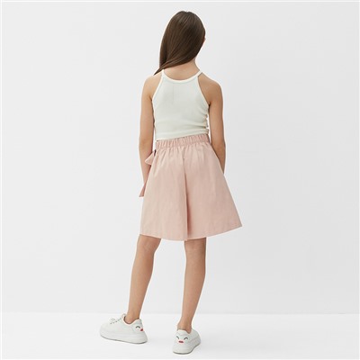 Юбка-шорты для девочки MINAKU, цвет пыльно-розовый, рост 140 см