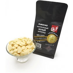 Белый шоколад Purocao (Пуракао) GLF 31% (36/38) пакет 500 гр