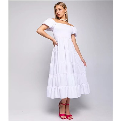 Платье #КТ63088, белый