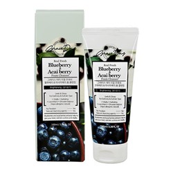 Пенка для умывания Grace Day с черникой и ягодами асаи - Blueberry & Acai Berry Foam Cleancer, 100мл