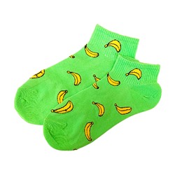 Носки "Бананы", цвет зеленый, арт. 37.0773