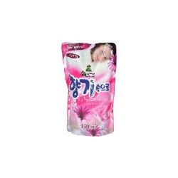 SANDOKKAEBI Кондиционер для белья «Цветочный» Soft Aroma Floral 1300 мл, мягкая упаковка / 12