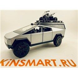 Tesla Cybertruck +мото 1:24 Без ИНД упаковки(размер 8*23см)арт:AG13