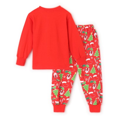 Пижама для мальчика, цвет красный, рост 86 см