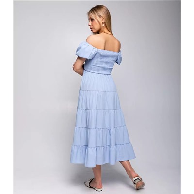 Платье #КТ63088, голубой