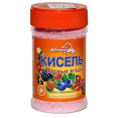 Кисель "Дачный" Лесная ягода  п/б 300-375 гр.