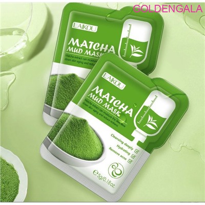 LAIKOU MATCHA MUD MASK Грязевая маска с экстрактом матчи 5 г Арт 089894