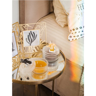 Ароматическая свеча BUTTER CAKE & VANILLA в стекле, Д105 Ш105 В120