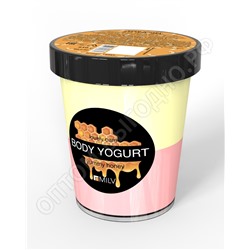 Крем-йогурт для тела "Мёд". 210 грамм. MILV
