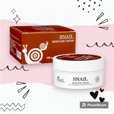 [EKEL] Увлажняющий крем с муцином улитки SNAIL MOISTURE CREAM, 100 мл