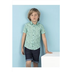 Рубашка для мальчика Sailing Бирюзовая OL-20Y1-048
