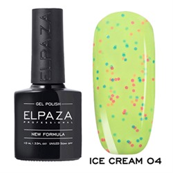Гель лак для ногтей 10 мл. ELPAZA ICE CREAM №4