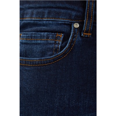 Темно-синие эластичные джинсы скинни с высокой талией TBBAW23JE00000