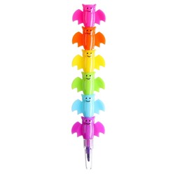 Восковой карандаш «Летучая мышь», набор 6 цветов