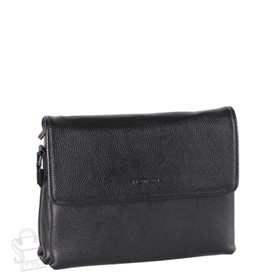 Сумка мужская кожаная 52010-3KH black Heanbag в Новосибирске